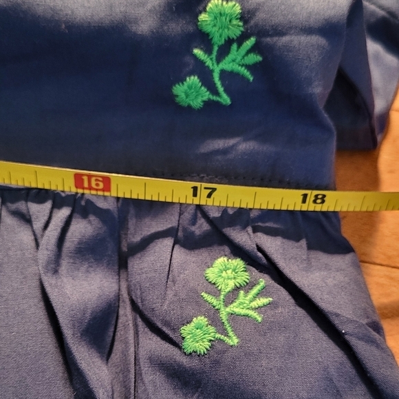 Hatley Maddy Popover Embroidered Flower Dress - Picture 12 of 14